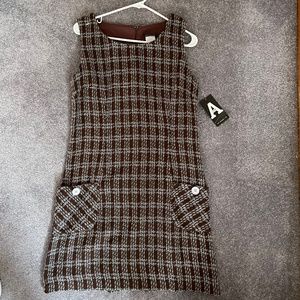 A-List by Wrapper Back to School Plaid Jumper